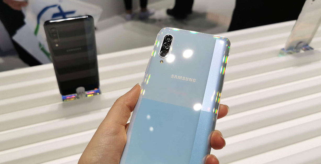 Samsung Galaxy A91 diseño