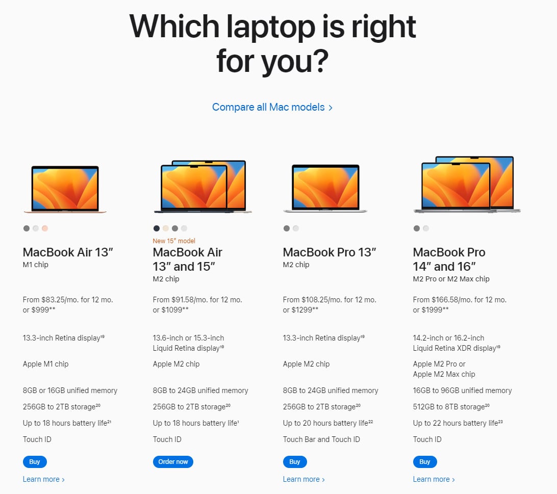 Which Macbook Laptop to Buy